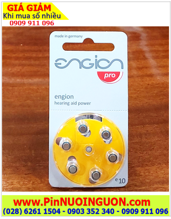 Pin Trợ thính ENGION PR536 _Pin số 10, Pin máy điếc ENGION PR536/10 Hearing Aid Power (Xuất xứ ĐỨC)